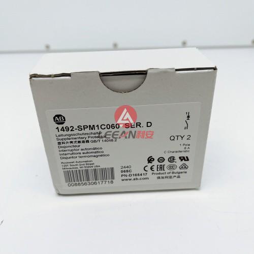 AB Allen Bradley MCCB  Single Pole​ Miniature Supplementary Circuit Breaker 1492-SPM1C060 New