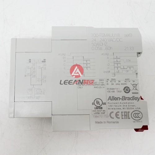 AB Allen Bradley Timing Relay 700-FSM4UU18 Relays 24-240VAC/DC 50/60Hz 0.05s-60h New