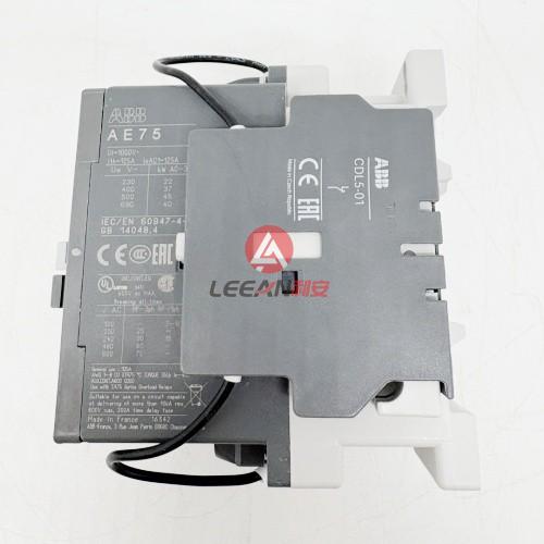 ABB 1SBL419001R8111 Contactor AE75-30-11 with Auxiliary Contact Block CDL5-01 CAL5-11 24VDC New