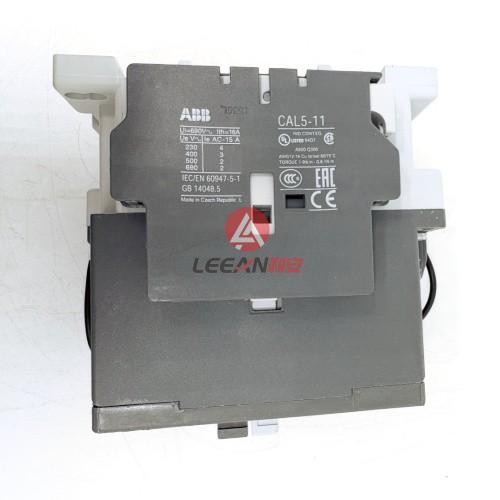 ABB 1SBL419001R8111 Contactor AE75-30-11 with Auxiliary Contact Block CDL5-01 CAL5-11 24VDC New