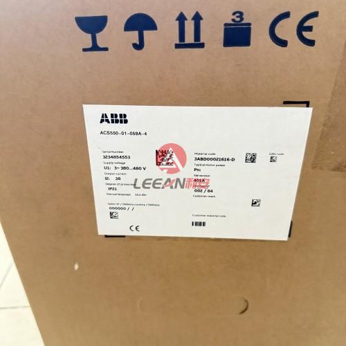 ABB 3 Phase Frequency Inverter ACS550-01-059A-4 AC Drive 30KW 59A 380-480V P21 Driver New Original