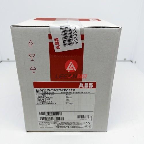 ABB Tmax XT MCCB XT3S250 MA 200 /1200-2400 FF 3P Mouled Case Circuit Breaker Fixed Execution New