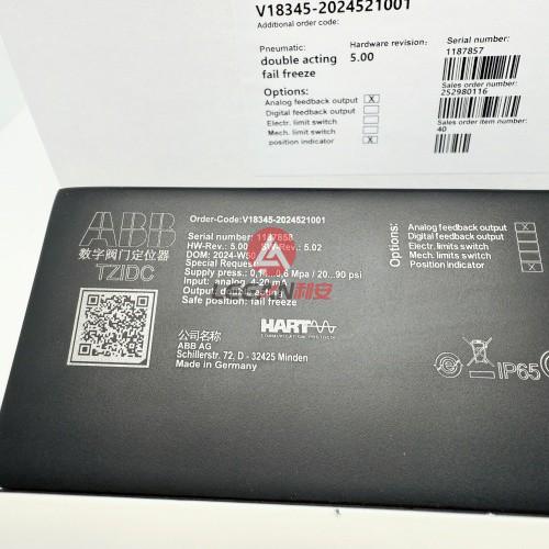 ABB Electro-Pneumatic Positioner TZIDC V18345-2024521001 Smart Digital Valve Positioner New