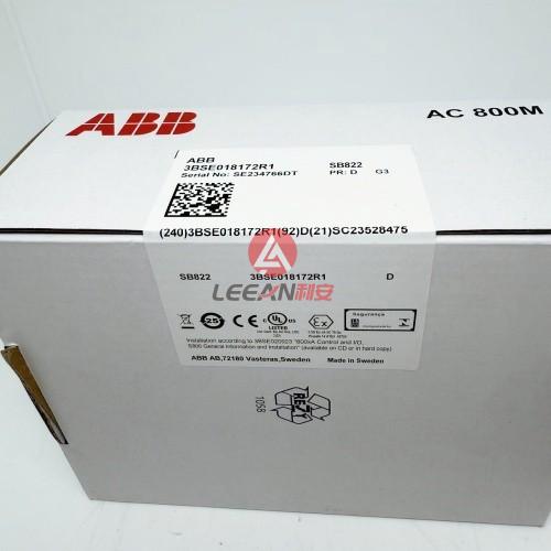ABB Rechargeable Battery Unit SB822 Power Supply 3BSE018172R1 for AC 800M Controllers New