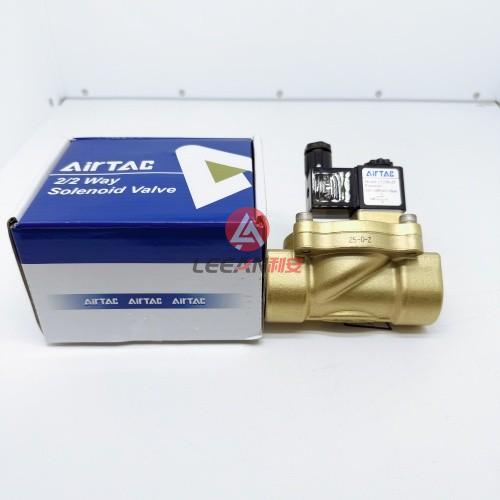 Airtac 2/2 Way Solenoid Valve 2V250-25 Electric Directional Fluid Control Valves 0.5-10bar AC110V New