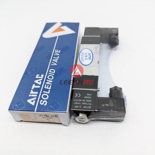 Airtac Three-position 5 Way Solenoid Air Valve 4V130E-06 Double Solenoid Valves 0.15-0.8MPa New