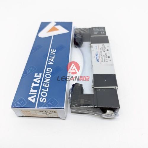 Airtac Three-position 5 Way Solenoid Air Valve 4V130E-06 Double Solenoid Valves 0.15-0.8MPa New