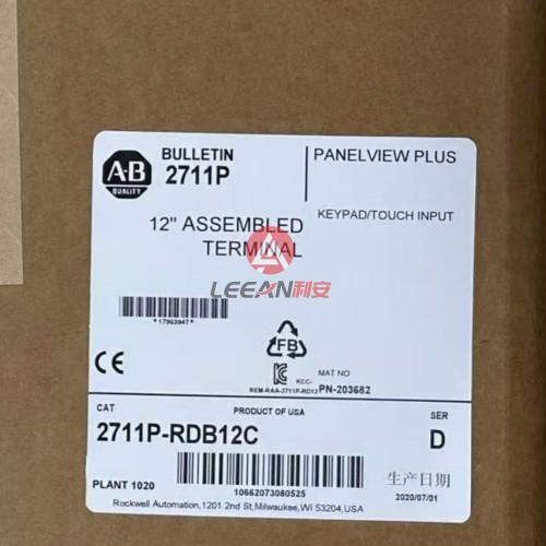 AB Allen Bradley Panelview Plus Touch Screen 2711P-RDB12C 12.1-inch TFT Display Module New Original