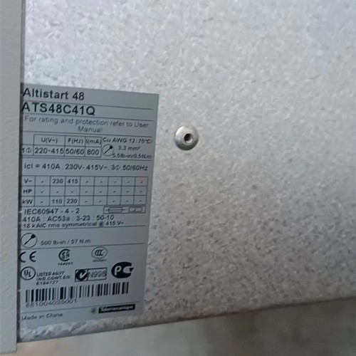 Schneider Electric Sanftanlasser ATS48C41Q Soft starter for asynchronous motor ATS48, 388 A, 230..415 V, 90..315 KW