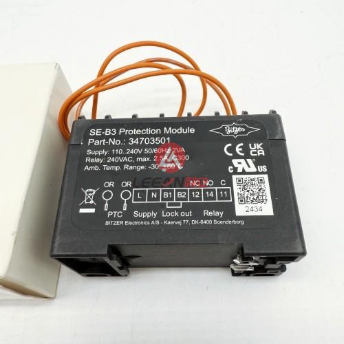 BITZER Electronic SE-B3 Compressor Motor Protection Module 34703501 110-240V 50/60Hz 2.5A New Original