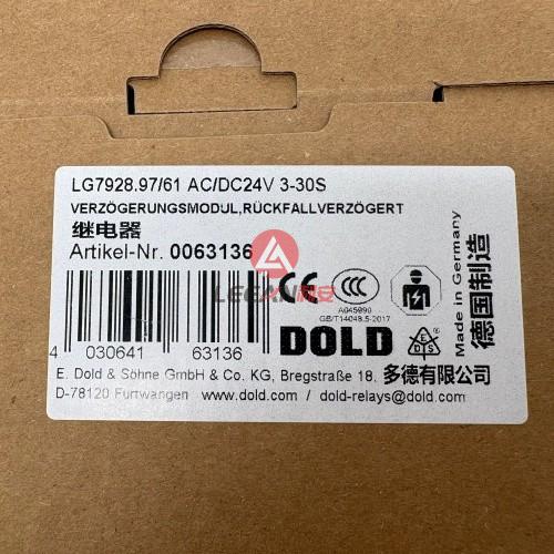 DOLD Time Delay Extension Module LG7928.97/61 Release Delayed Relay AC/DC24V 3-30S New