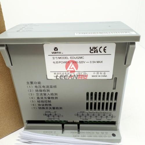 EMERSON VERTIV Monitoring Unit EDU02MC for GT/ST Battery Charger Panel Power 2X80-320VDC New