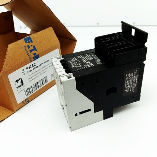 Eaton Moeller High Capacity Contact Module S-PKZ2 Contactor with 1NO 1NC Auxiliary 220-240VAC 50/60Hz
