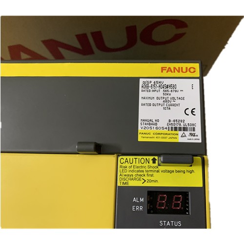 FANUC AiSP 45HV CNC SPINDLE AMPLIFIER MODULE A06B-6151-H045#H580 50kw AC SERVO DRIVE 