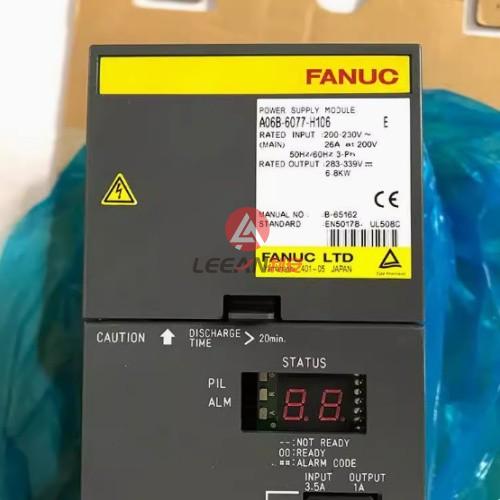 FANUC 6.8KW Servomotor Drive A06B-6077-H106 Power Supply Module Amplifier New