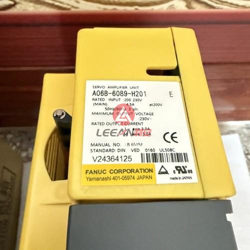 FANUC CNC ALPHA Series Dual Axis Servo Amplifier Unit A06B-6089-H201 Servomotor Drive 200-230V New