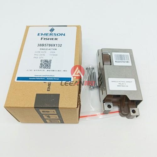 Emerson Fisher Single Acting Direct Pneumatic Relay 38B5786X132 Amplifier Valves Accessories New