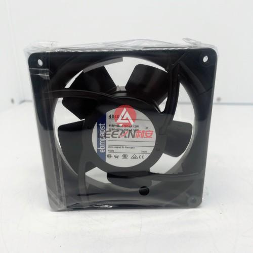 EBMPAPST Square Tubeaxial Fans 4840N Dual N-Channel AC Axial Cooling Fan  2 Terminals 115VAC 10W New