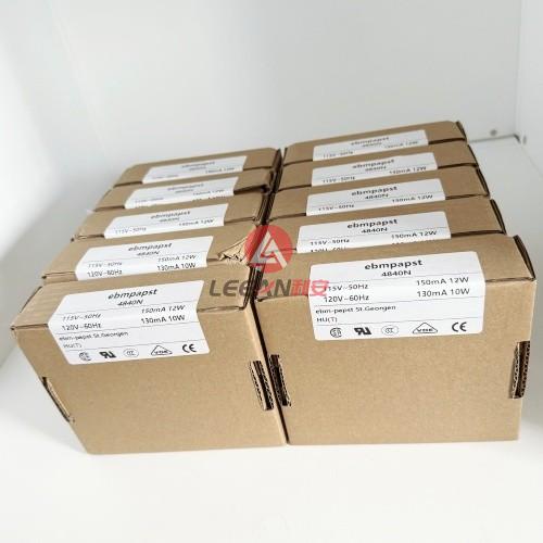 EBMPAPST Square Tubeaxial Fans 4840N Dual N-Channel AC Axial Cooling Fan 2 Terminals 115VAC 10W New