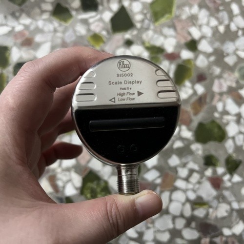 IFM Flow Monitor SI5002 Pressure Rating 300bar M18 x 1.5 Intermal Thread Process Connection New