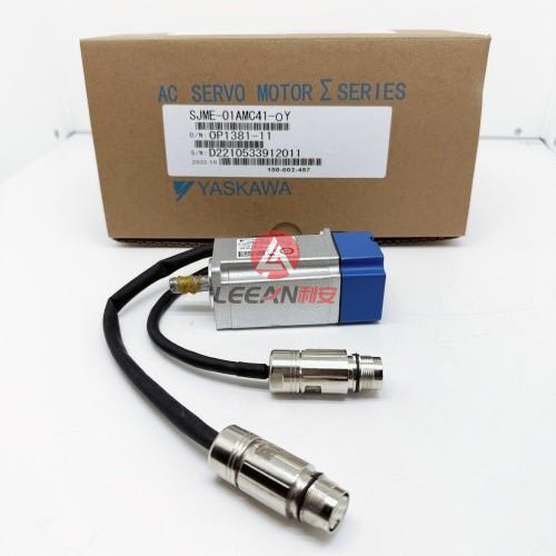 100W Omron Yaskawa Electric JUNMA AC Servo Motor SJME-01AMC41-OY Industrial Servomotor 3000RPM New 