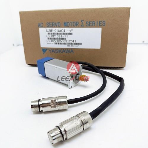 100W Omron Yaskawa Electric JUNMA AC Servo Motor SJME-01AMC41-OY Industrial Servomotor 3000RPM New 