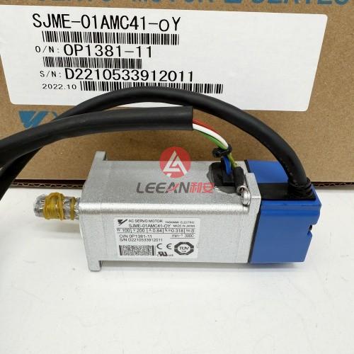100W Omron Yaskawa Electric JUNMA AC Servo Motor SJME-01AMC41-OY Industrial Servomotor 3000RPM New 