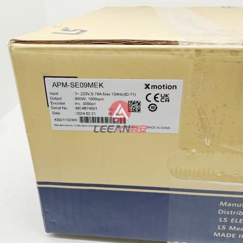 LS Xmotion APM Series Industrial AC Servo Motor APM-SE09MEK Servomotors 900W Speed 1000RPM New
