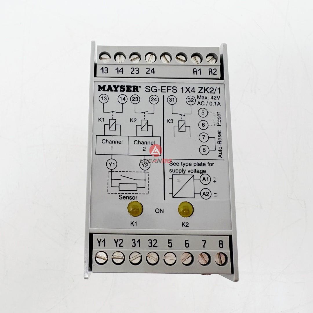 MAYSER Safety Control Unit SG-EFS 104-ZK2/1 1000841 for Sensors with 1k2 AC/DC 24 V New