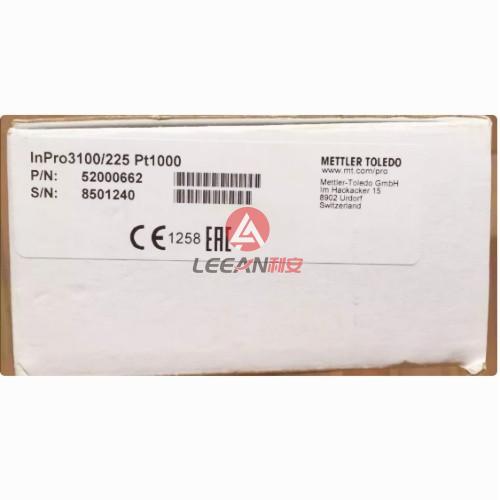 Mettler Toledo PH Electrode Sensors 52000662 InPro3100/225 Pt1000 Temperature Sensor New