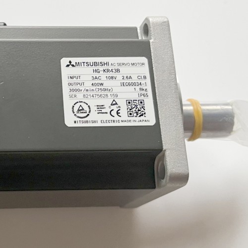 New Mitsubishi MELSERVO-J4 AC Servo Motor HG-KR43B Power 400W HG Series Straight Shaft Motors