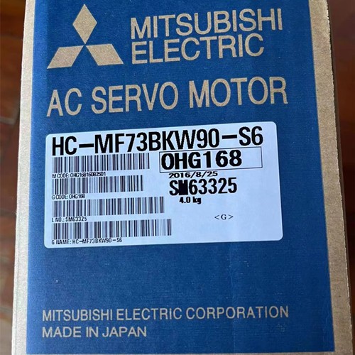 750W Mitsubishi AC Servo Motor HC-MF73BKW90-S6 Input 3AC 117V 5.2A NEW