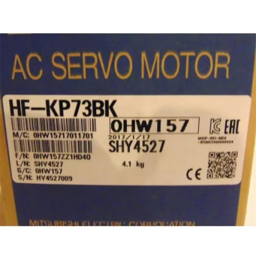 750W Mitsubishi Industrial Motors HF-KP73BK High Speed AC Servo Motor 3000RPM  