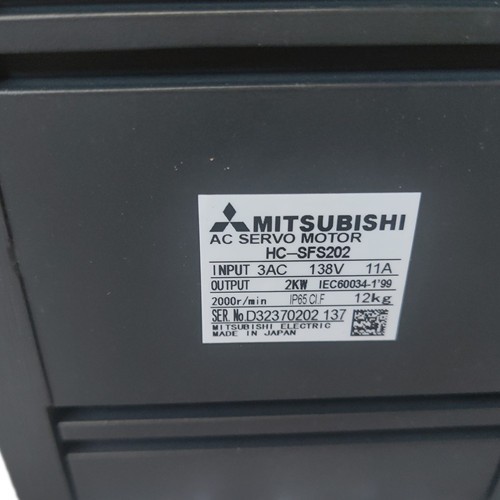 Mitsubishi MELSERVO-J2S 2kW HC-SFS series Servomotor HC-SFS202