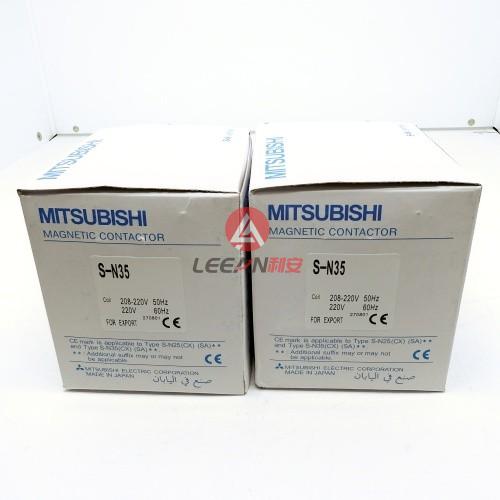 Mitsubishi S-N Series Magnetic Contactor S-N35 Non-Reversing AC Contactors Coil 208-220V 50/60Hz New