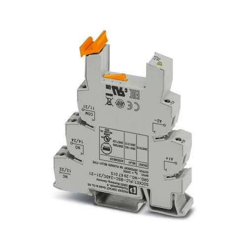 Phoenix Contact Relay Base PLC-BSC- 24DC/21-21 PLC Basic Terminal Block 2967015 New