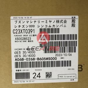 FANUC 5.5KW Industrial aiS 30/4000 AC Servo Motor A06B-0268-B605#S000 High Speed 3000RPM Motors New