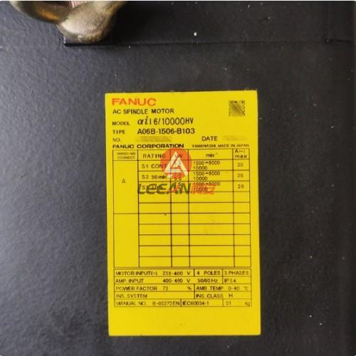 FANUC Robot AC Spindle Motors A06B-1506-B103 Industrial Servo Motor 5.5KW 400-480V New Original