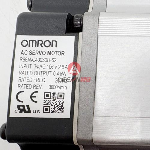 OMRON 400W Industrial AC Servo Motor R88M-G40030H-S2 Cylindrical Servomotor 3AC 106V 2.6A 3000RPM New