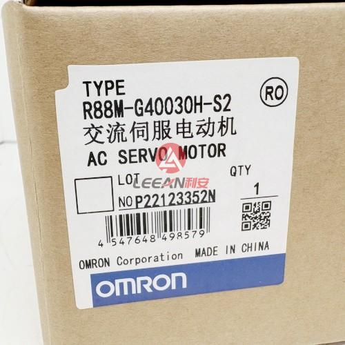 OMRON 400W Industrial AC Servo Motor R88M-G40030H-S2 Cylindrical Servomotor 3AC 106V 2.6A 3000RPM New