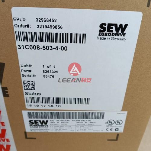 SEW EURODRIVE MOVITRAC 31C Frequency Inverters 31C008-503-4-00 Servo Drive 8263329 New