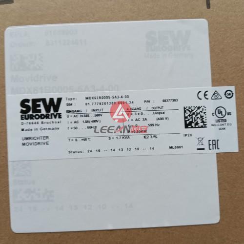 SEW EURODRIVE MOVIDRIVE B Drive Inverter MDX61B0005-5A3-4-00 Frequency Inverters New
