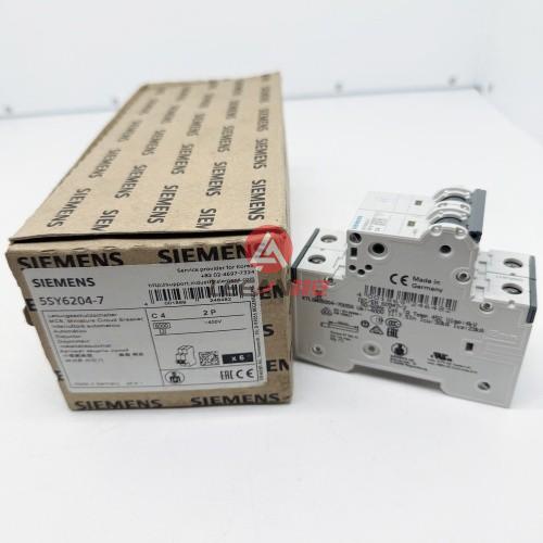 SIEMENS MCB Miniature Circuit Breaker 5SY6204-7 Supplementary Breakers 2-Pole 400 V 6kA New