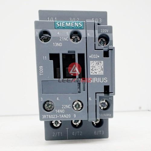 SIEMENS SIRIUS 3 Pole Power Contactor 3RT6023-1AN20 with Screw Terminal Size S0 200 VAC New