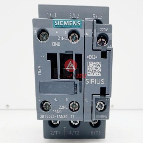 SIEMENS SIRIUS 3 Pole AC Contactor 3RT6025-1AN20 Contactors Size S0 Screw Terminal 220VAC 1NO 1NC New
