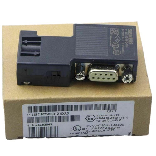 SIEMENS SIMATIC DP RS485 Bus ​Connector 6ES7972-0BB12-0XA0 Connection plug for PROFIBUS