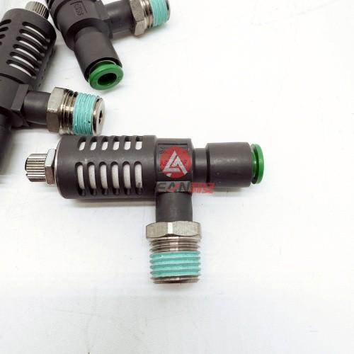 SMC ASV Series Speed Exhaust Controller ASV310F-02-06S Flow Controls Silent Exhaust Valve New