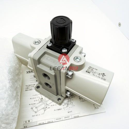 SMC VBA Series Booster Regulator VBA11A-F02 Pneumatic Regulators 0.1-1.0 MPa New