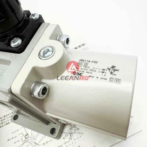 SMC VBA Series Booster Regulator VBA11A-F02 Pneumatic Regulators 0.1-1.0 MPa New
