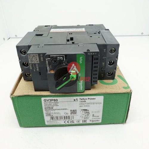 Schneider Electric TeSys Deca 3 Poles Motor Circuit Breaker GV3P80 Thermal Magnetic Breakers 70-80A 690V New